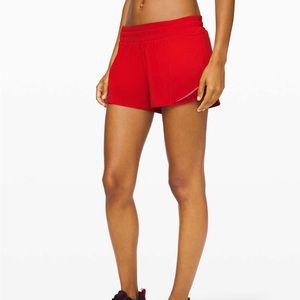 Lululemon Hotty hot Dark red